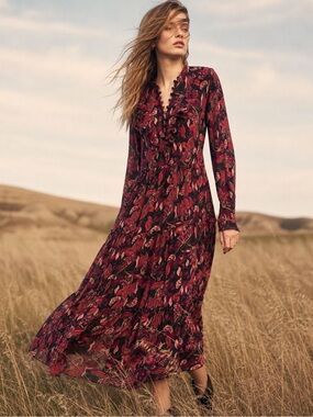dior blue floral dress DOEN